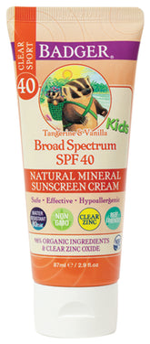 Badger Pls Zinc Sunscreen SPF40 2.9oz